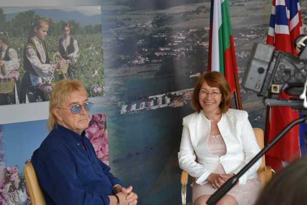 Джон Лоутън се срещна с Кмета на Казанлък