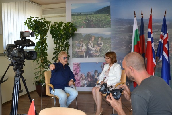 Джон Лоутън се срещна с Кмета на Казанлък