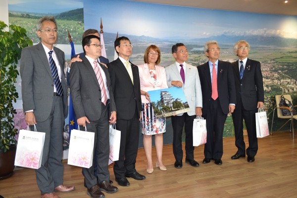 Среща на Кмета с делегациите от побратимените градове