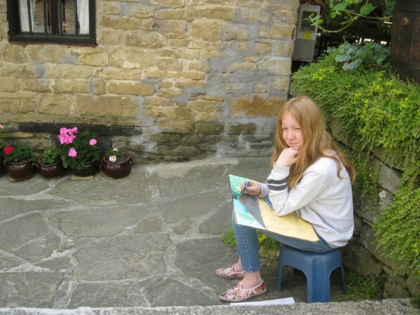 Художници от “Арт линия“ рисуваха в Боженци