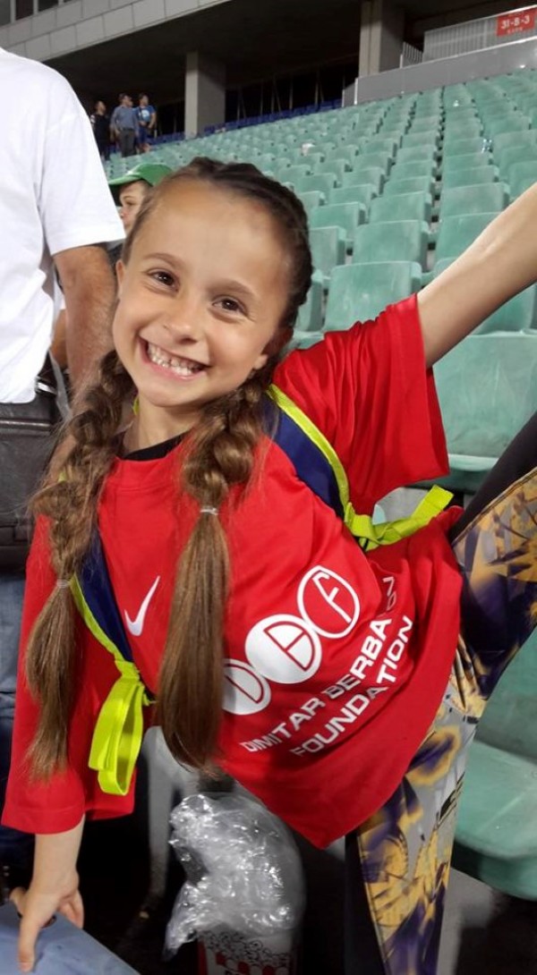 7-годишната Фая от Казанлък бе избрана за талисманче лично от Луиш Фиго