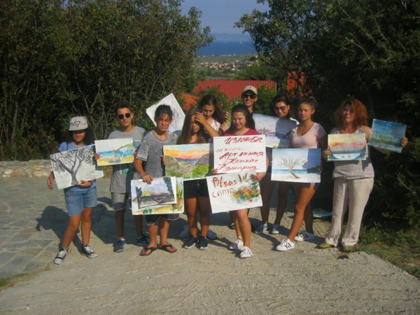 “Арт линия“ се завърнаха от пленер на остров Тасос