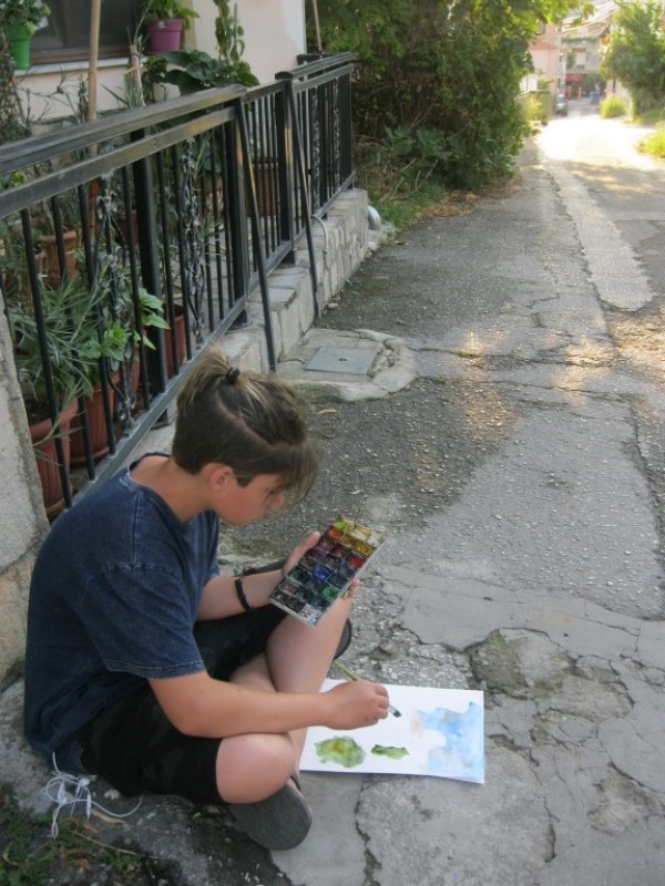 “Арт линия“ се завърнаха от пленер на остров Тасос