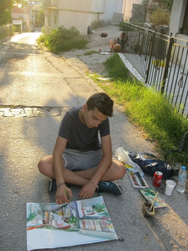 “Арт линия“ се завърнаха от пленер на остров Тасос