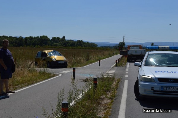 Жена пострада в катастрофа с камион по пътя за Енина днес / Новини от Казанлък