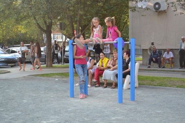 Ново междублоково пространство в ж.к.“Васил Левски“