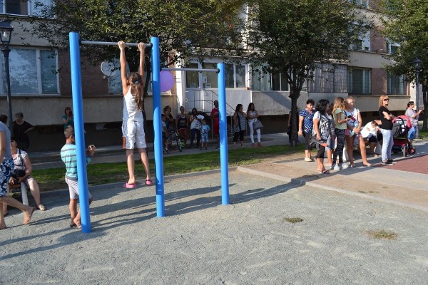 Ново междублоково пространство в ж.к.“Васил Левски“