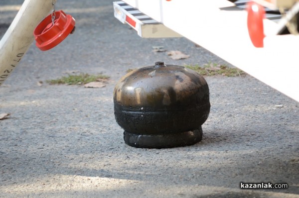 Пожар от газова бутилка в 15 блок на Източното днес