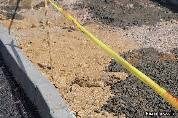 Намериха снаряд при разкопките за нов тротоар в Източното