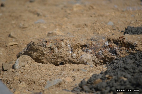 Намериха снаряд при разкопките за нов тротоар в Източното