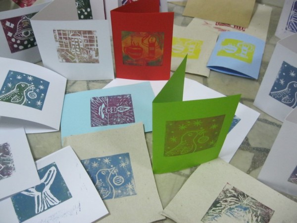 Линогравюра е второто коледно ателие на “Арт линия“