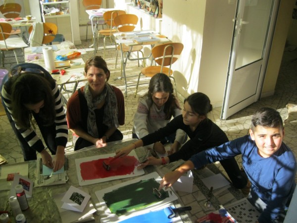 Линогравюра е второто коледно ателие на “Арт линия“