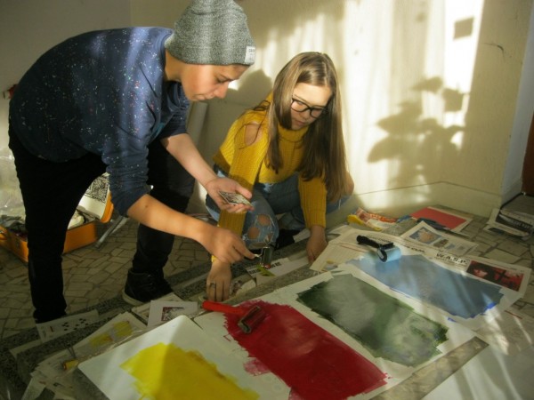 Линогравюра е второто коледно ателие на “Арт линия“