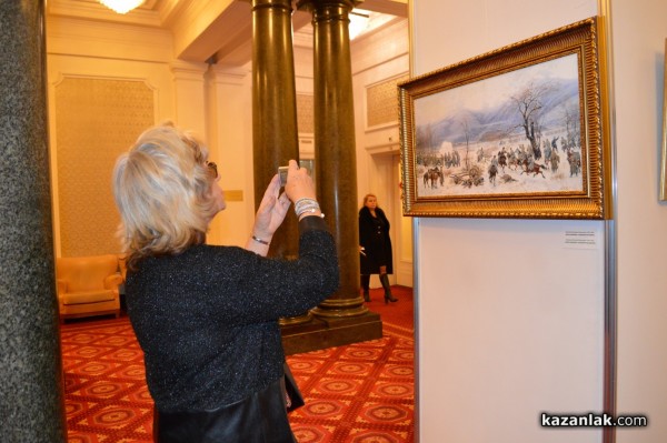 Община Казанлък и НД „Русофили“ откриха изложба в Парламента по случай 140 г. от Освобождението