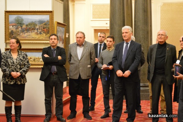 Община Казанлък и НД „Русофили“ откриха изложба в Парламента по случай 140 г. от Освобождението