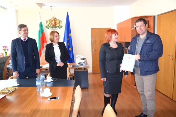 Кметът на Шейново – с отличие в класацията за декември