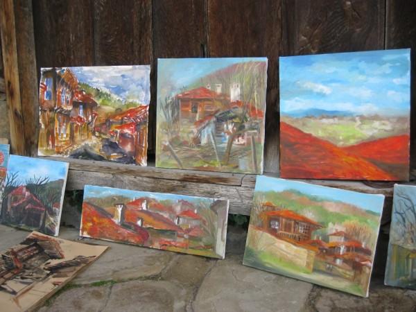 Школа Арт линия с изложба от пленер в Жеравна