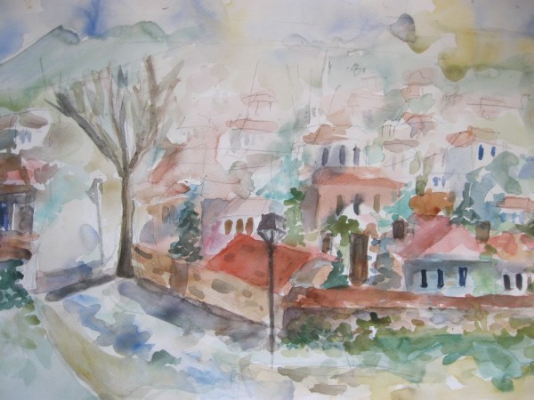 Покана за изложба на Школа “Арт линия“ от Пролетен пленер - Жеравна 2018