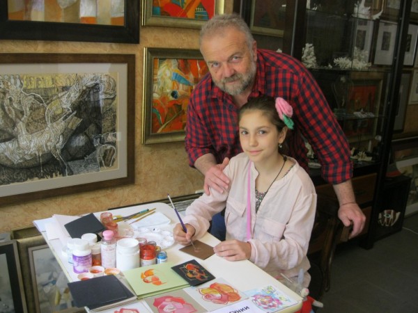 Направете роза в Арт-галерия “Ателието“