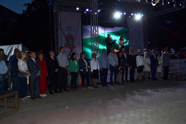 Тържествена заря-проверка в Казанлък за 2 юни