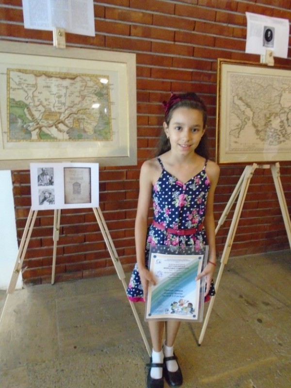 9-годишната Преслава Иванова донесе награда за България и Казанлък от конкурс в САЩ