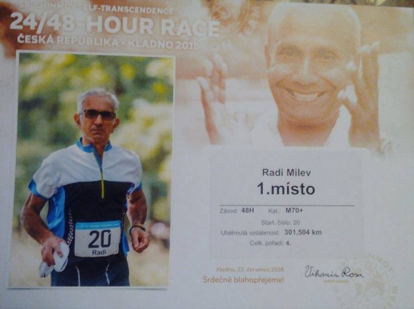 Ради Милев постави световен рекорд на 48 часово бягане