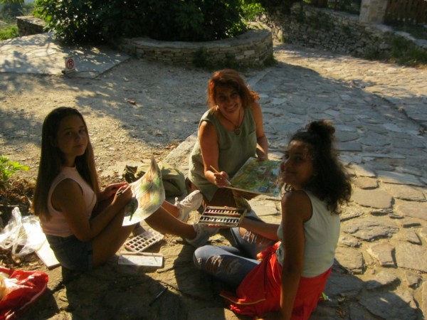 За втора година художниците на “Арт линия“ рисуваха в Гърция