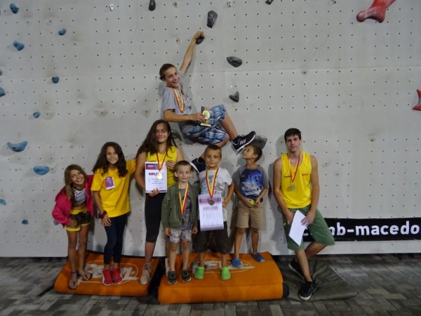 Две златни и две бронзови отличия за клуба по катерене Селт от Македония