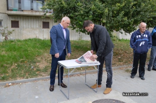 Ангел Джамбазки на среща с граждани от кв. Изток