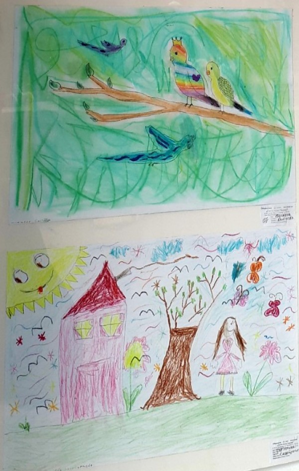 Малките художници от школа „Живопис” творят заедно с Румен Рачев