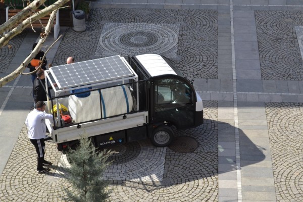 Новият мултифункционален електромобил пристигна в Казанлък