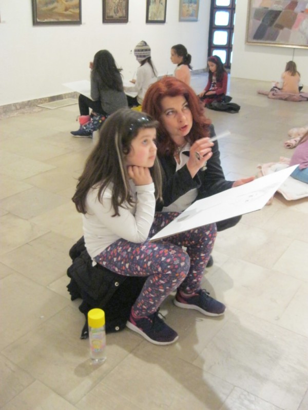 Малките художници от “Арт линия“ прерисуваха картини на Дечко Узунов