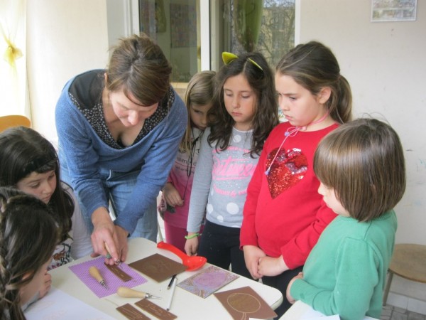 Децата от “Арт линия“ се запознаха с нова техника