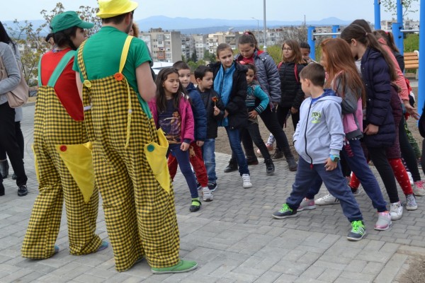 Нова зона за отдих до блок 60 в ж.к.“Изток“