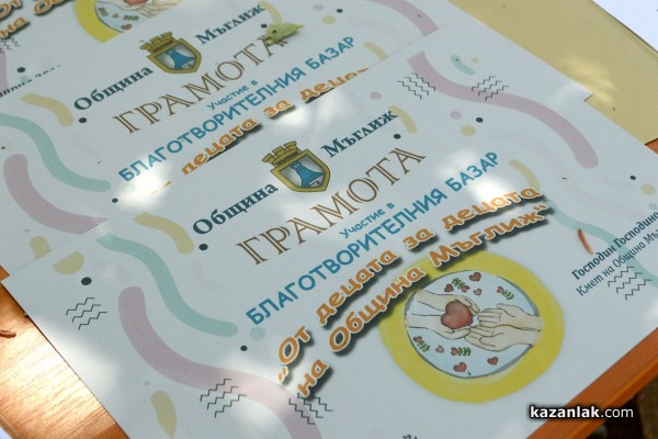 Специализирани колички получиха деца от Мъглиж 