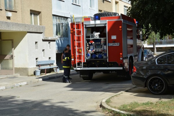 Изпускаща газова бутилка уплаши казанлъчани в Западното тази сутрин