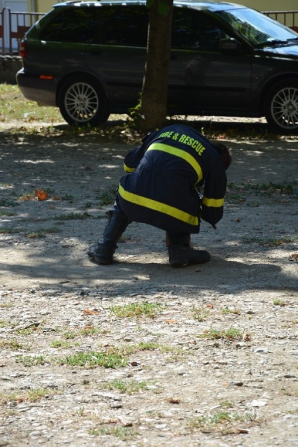 Изпускаща газова бутилка уплаши казанлъчани в Западното тази сутрин