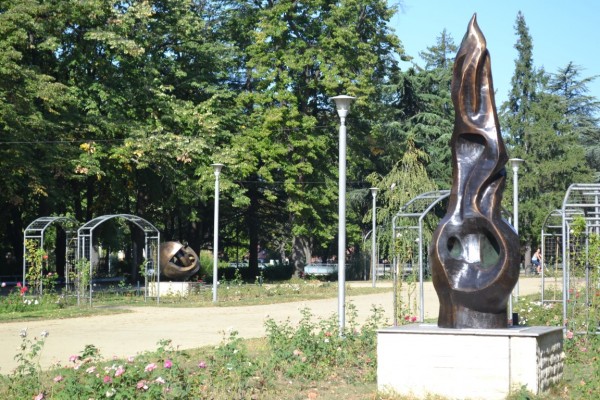 „Вечно зелената клонка“ и „Пламък“ красят парк „Розариум“ от днес