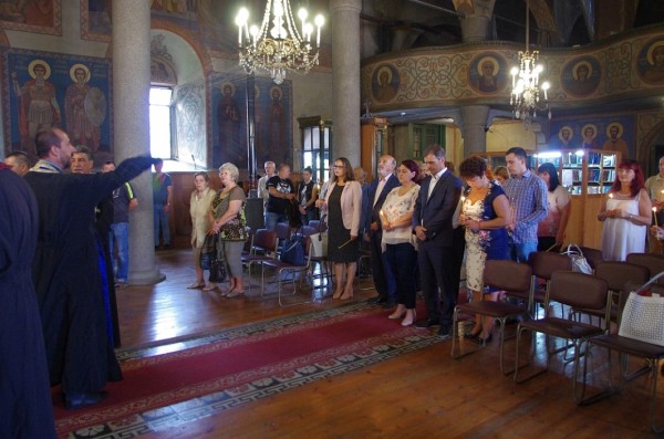 В храм „Св. Йоан Предтеча“ Казанлък отбеляза 134 г. Съединена България