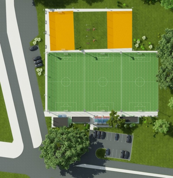 „Първа копка“ на новия Тренировъчен мини футболен комплекс в Казанлък!