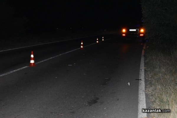 Джип блъсна теле на пътя за Стара Загора