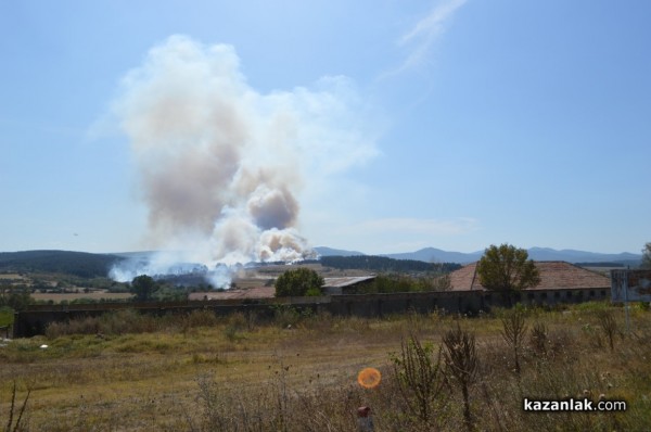 Голям пожар край Горно Черковище/ Видео и снимки / ОБНОВЕНА
