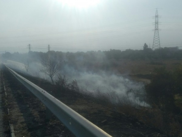 Отново пожар до околовръстното. Шофирайте с повишено внимание