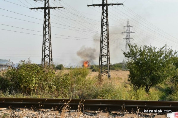 Отново пожар до околовръстното. Шофирайте с повишено внимание
