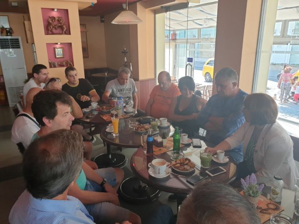 Кандидатите за общински съветници от ГЕРБ се срещнаха с таксиметровия бранш