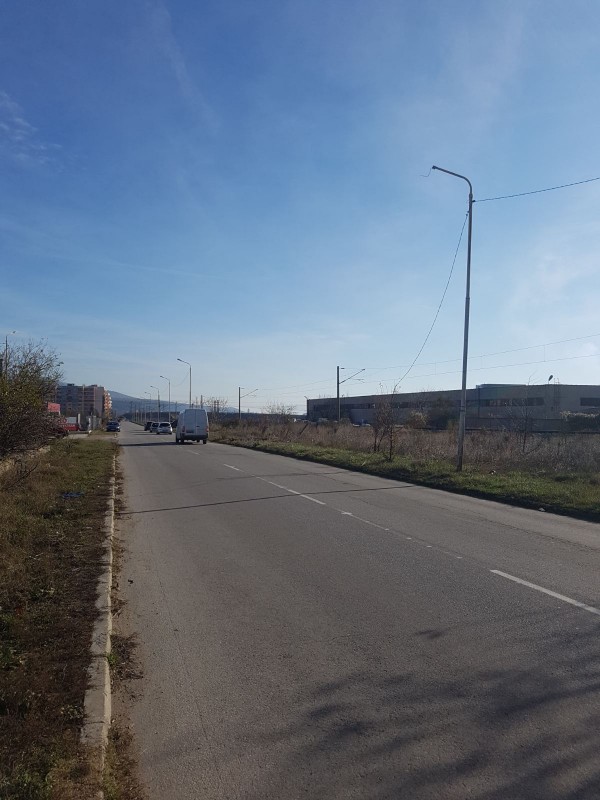 Съборен ел. стълб на улица “Кенали“