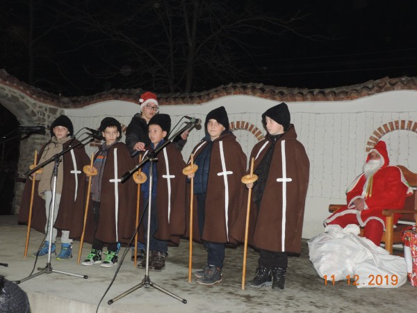Енина грейна в коледни светлини