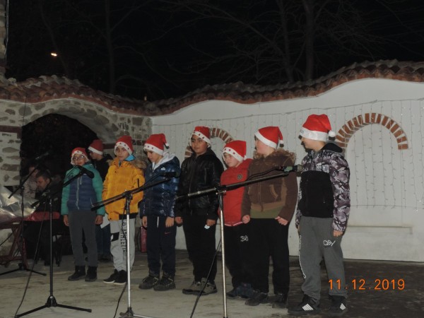 Енина грейна в коледни светлини