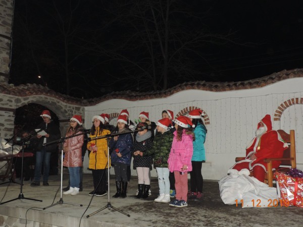 Енина грейна в коледни светлини