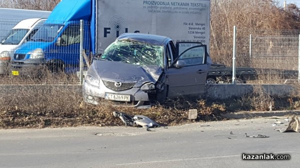 Жена пострада в катастрофа до Арсенал